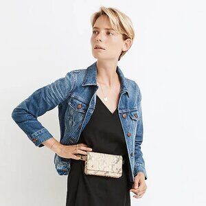 Madewell The Jean Jacket Pinter Wash XS Classic Blue Denim Pockets 100% Cotton